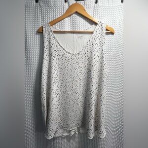 EUC Loft Outlet Mixed Media tank, size XL